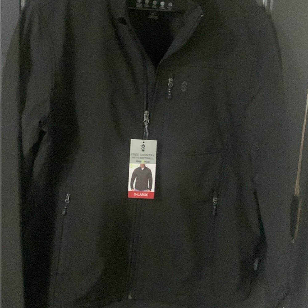 Free Country Men's Black Performance Jacket